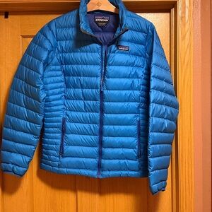 Patagonia Womens Down Puffer Jacket Size XL Teal